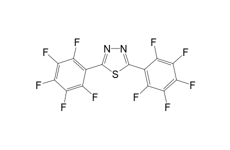 1,3,4-Thiadiazole, 2,5-bis(pentafluorophenyl)-