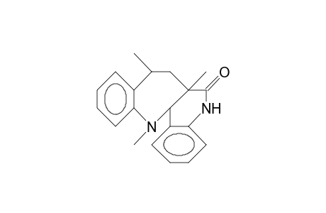 (2R*,3R*,5S*)-5,11a,13-Trimethyl-5a,10,11,11a,12,13-hexahydro-benzo(F)quinolino(4,3-B)azepin-11-one