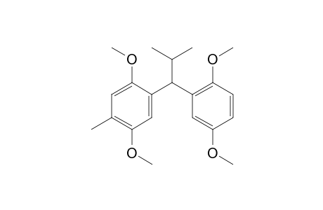 1-(1-(2,5-dimethoxyphenyl)-2-methylpropyl)-2,5-dimethoxy-4-methylbenzene