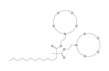 N,N'-(5-dodecyl-5-methyl-4,6-dioxo-3,7-dioxanonane-1,9-diyl)bis(monoaza-15-crown-5)