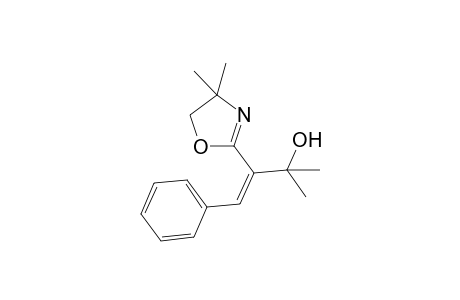 (Z)-3-(4,4-dimethyl-2-oxazolin-2-yl)-2-methyl-4-phenyl-but-3-en-2-ol