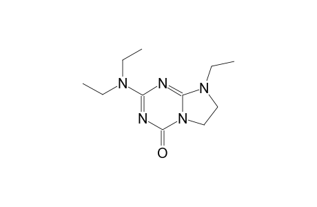 2-(diethylamino)-8-ethyl-7,8-dihydroimidazo[1,2-a][1,3,5]triazin-4(6H)-one