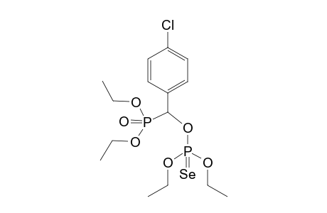 O-(4-chlorophenyl)(diethoxyphosphoryl)methyl O,O-diethyl phosphoroselenoate