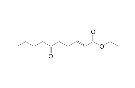 Ethyl (E)-6-oxo-dec-2-enoate