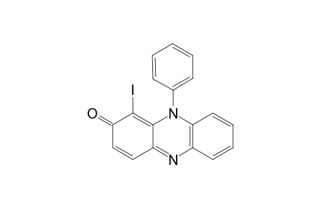 8,10-Dihydro-1-iodo-10-phenylphenazin-2(7H)-one