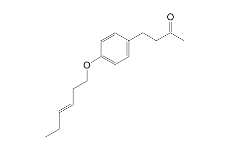 (E)-4-(4-(hex-3-en-1-yloxy)phenyl)butan-2-one