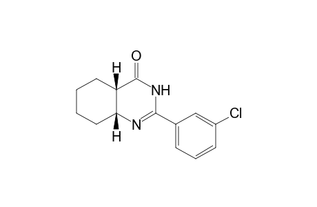 cis-(4aS,8aR)-2-(3-chlorophenyl)-4a,5,6,7,8,8a-hexahydro-3H-quinazolin-4-one