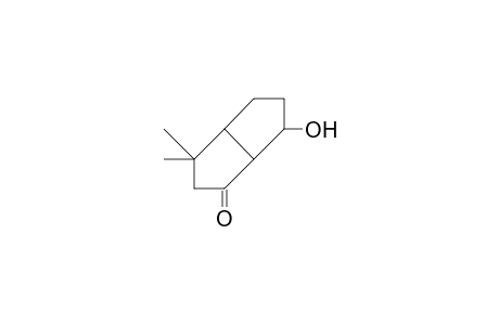 4,4-Dimethyl-8a-hydroxy-bicyclo(3.3.0)octan-2-one