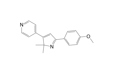 Pyridine, 4-[5-(4-methoxyphenyl)-2,2-dimethyl-2H-pyrrol-3-yl]-