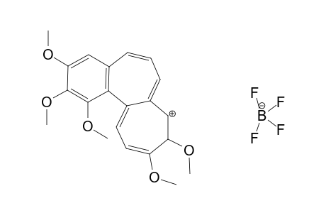 1,2,3,9,10-Pentamethoxy-8,9-dihydrobenzo[a]heptalenyl tetrafluoroborate