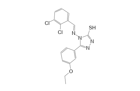 4-{[(E)-(2,3-dichlorophenyl)methylidene]amino}-5-(3-ethoxyphenyl)-4H-1,2,4-triazole-3-thiol