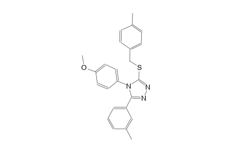 4-(4-methoxyphenyl)-3-[(4-methylbenzyl)sulfanyl]-5-(3-methylphenyl)-4H-1,2,4-triazole