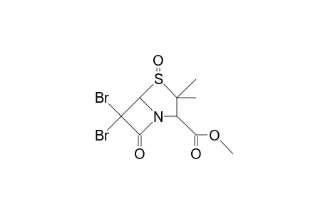 Methyl 6,6-dibromo-penicillanate .beta.-S-oxide