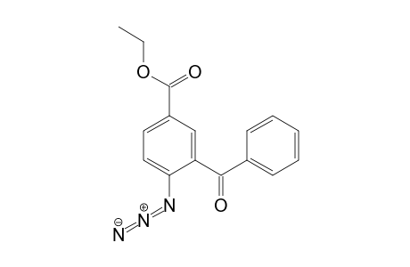 Benzoic acid, 4-azido-5-benzoyl-, ethyl ester