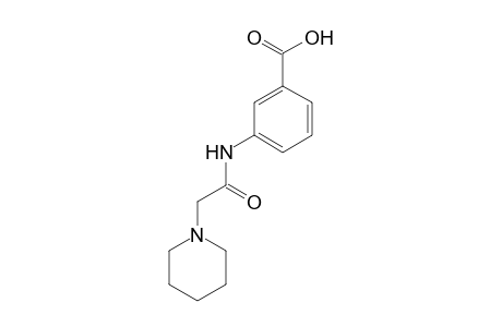3-(2-(Piperidin-1-yl)acetamido)benzoic acid