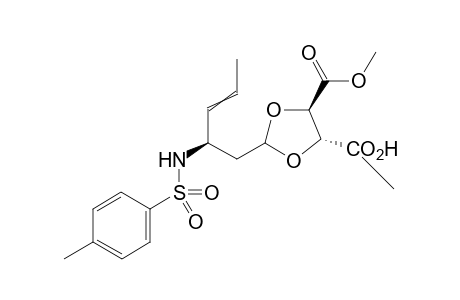 trans-3-Tosylamino-L-glycero-4-hexenal-((2R,3R)-tartaricacid-dimethylester-acetal)