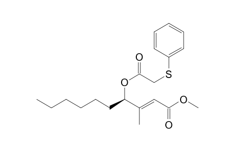 Methyl (1R)-3-Methyl-4-[(phenylthio)acetoxy]dec-2(E)-enoate