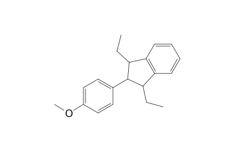 1H-Indene, 1,3-diethyl-2,3-dihydro-2-(4-methoxyphenyl)-