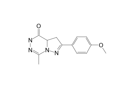 2-(4-METHOXYPHENYL)-7-METHYL-3,3A-DIHYDRO-4-OXO-5H-PYRAZOLO-[1,5-D]-[1,2,4]-TRIAZINE