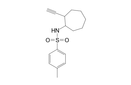 N-(2-Acetenylcycloheptyl)-4-methylbenzenesulfonamide