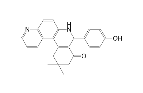 8-(4-Hydroxyphenyl)-11,11-dimethyl-8,10,11,12-tetrahydrobenzo[a][4,7]phenanthrolin-9(7H)-one