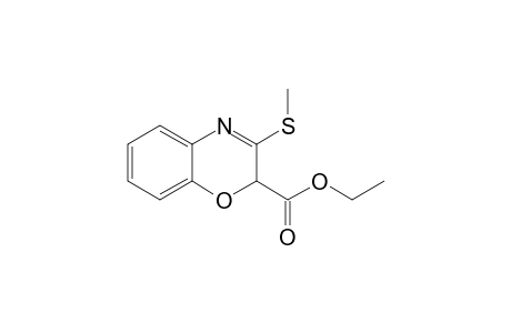 2H-1,4-Benzoxazine-2-carboxylic acid, 3-(methylthio)-, ethyl ester