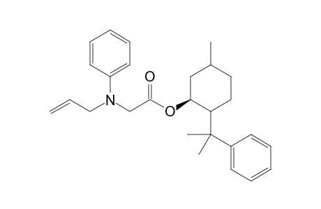 (S)-N-Phenylallylglycine (8R)-phenylmenthyl ester