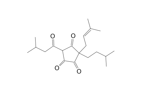 1,2,4-Cyclopentanetrione, 3-isopentyl-5-isovaleryl-3-(3-methyl-2-butenyl)-