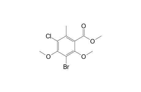 Methyl 3-bromo-5-chloro-2,4-dimethoxy-6-methylbenzoate