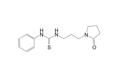 N-[3-(2-oxo-1-pyrrolidinyl)propyl]-N'-phenylthiourea