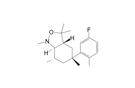 rac-(3aR,5R,7S,7aR)-5-(5-fluoro-2-methylphenyl)-1,3,3,5,7-pentamethyloctahydrobenzo[c]Isoxazole