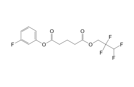 Glutaric acid, 2,2,3,3-tetrafluoropropyl 3-fluorophenyl ester