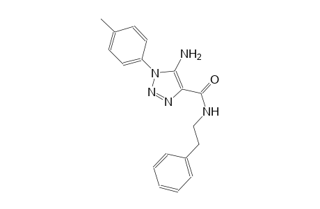1H-1,2,3-triazole-4-carboxamide, 5-amino-1-(4-methylphenyl)-N-(2-phenylethyl)-