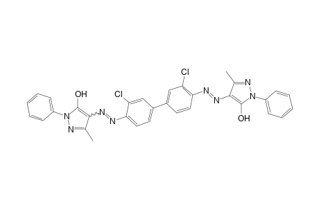 3,3'-Dichlorbenzidine=>(2 mol)3-methyl-1-phenyl-5-pyrazolon