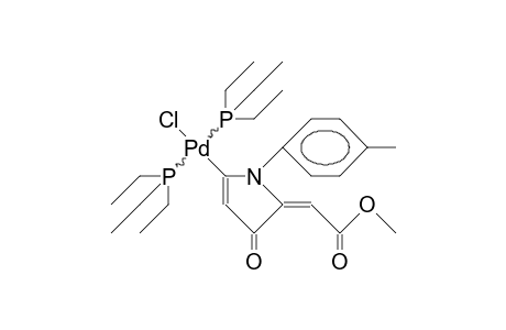 Chloro-bis(triethylphosphine)palladium complex