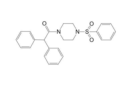 1-(diphenylacetyl)-4-(phenylsulfonyl)piperazine
