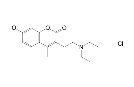 3-[2-(Diethylamino)ethyl]-7-hydroxy-4-methylcoumarin hydrochloride