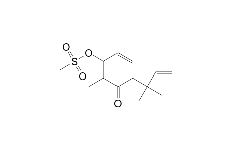 3-[(Methylsulfonyl)oxy]-4,7,7-Trimethyl-1,8-nonadien-5-one