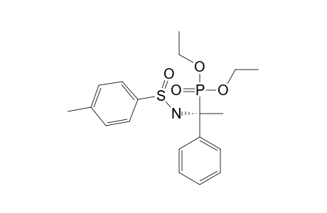 (S(S),R)-(+)-O,O-DIETHYL-N-(PARA-TOLUENESULFINYL)-2-AMINO-2-PHENYLETHYL-PHOSPHONATE