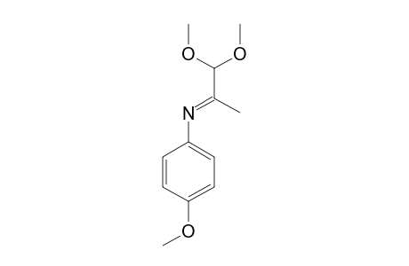 (2,2-DIMETHOXY-1-METHYLETHYLIDENE)-(4-METHOXYPHENYL)-AMINE