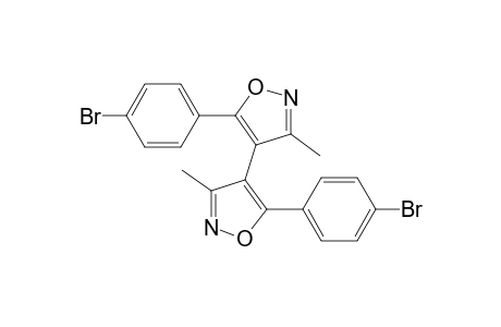 4,4'-Biisoxazole, 5,5'-bis(4-bromophenyl)-3,3'-dimethyl-