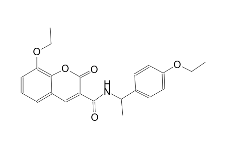 8-ethoxy-N-[1-(4-ethoxyphenyl)ethyl]-2-oxo-2H-chromene-3-carboxamide