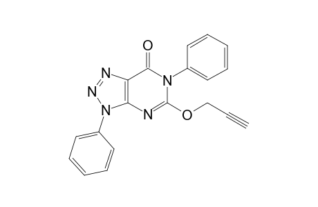 3,6-Dihydro-3,6-diphenyl-5-proprgyloxy-7H-1,2,3-triazolo[4,5-d]pyrimidin-7-one