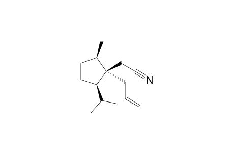 2-[(1R,2R,5R)-1-Allyl-2-isopropyl-5-methylcyclopentyl]acetonitrile