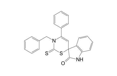 3'-Benzyl-2',3'-dihydro-4'-phenyl-2'-thioxospiro[indole-3,6'-[1,3]thiazin]-2(1H)-one