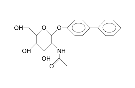 Biphenylyl 2-acetamido-2-deoxy-B-D-glucopyranoside