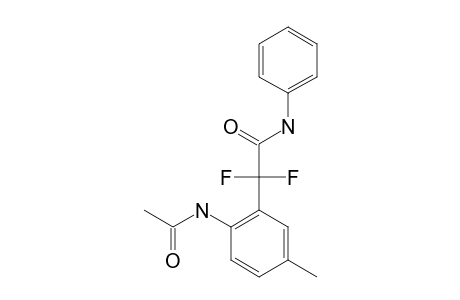 2-(2-ACETAMIDO-5-METHYLPHENYL)-2,2-DIFLUORO-N-PHENYLACETAMIDE