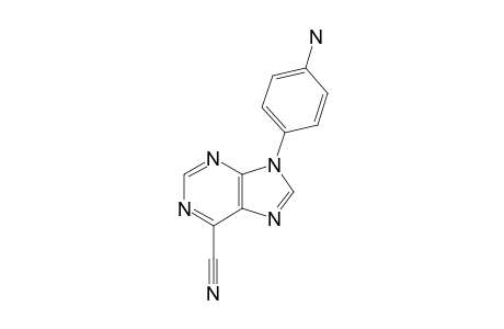 9-(4-aminophenyl)purine-6-carbonitrile