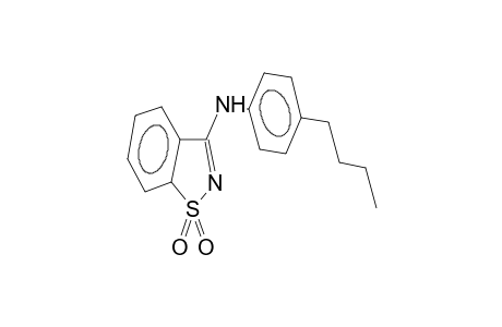 1,2-benzisothiazol-3-amine, N-(4-butylphenyl)-, 1,1-dioxide
