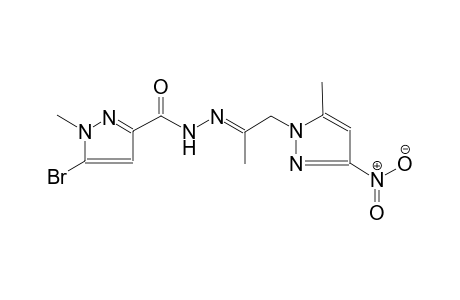 1H-pyrazole-3-carboxylic acid, 5-bromo-1-methyl-, 2-[(E)-1-methyl-2-(5-methyl-3-nitro-1H-pyrazol-1-yl)ethylidene]hydrazide